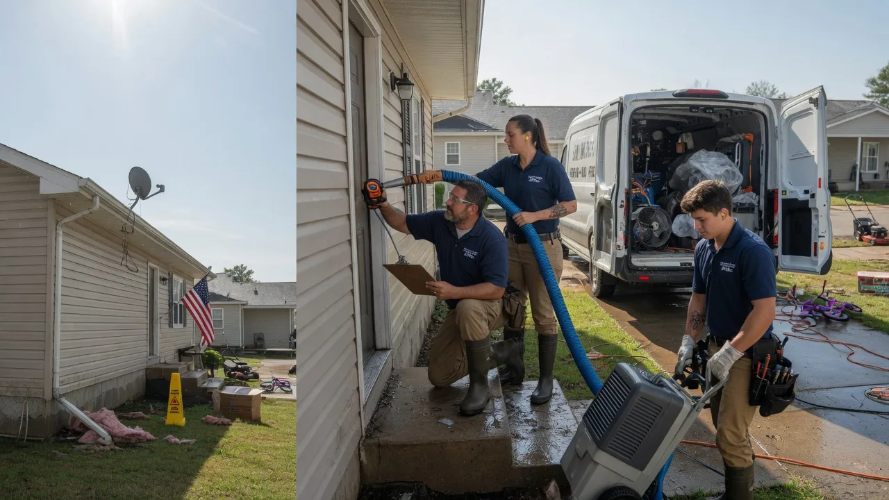 Ceiling Water Damage Restoration in Foley, MO near me